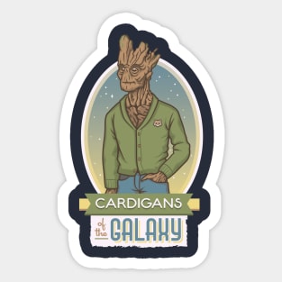 Cardigans Of The Galaxy Sticker